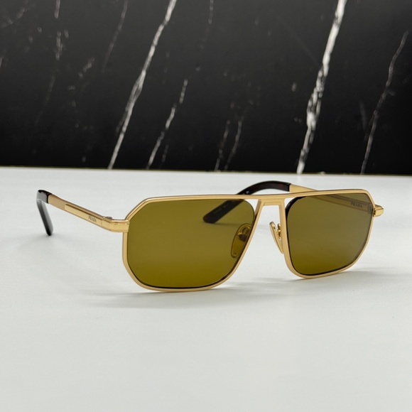 NEW SPR A53 1BK01T PRADA PRA53S 1BK01T UNISEX SUNGLASSES PR A53S 1BK01T SQUARE - Picture 6 of 13